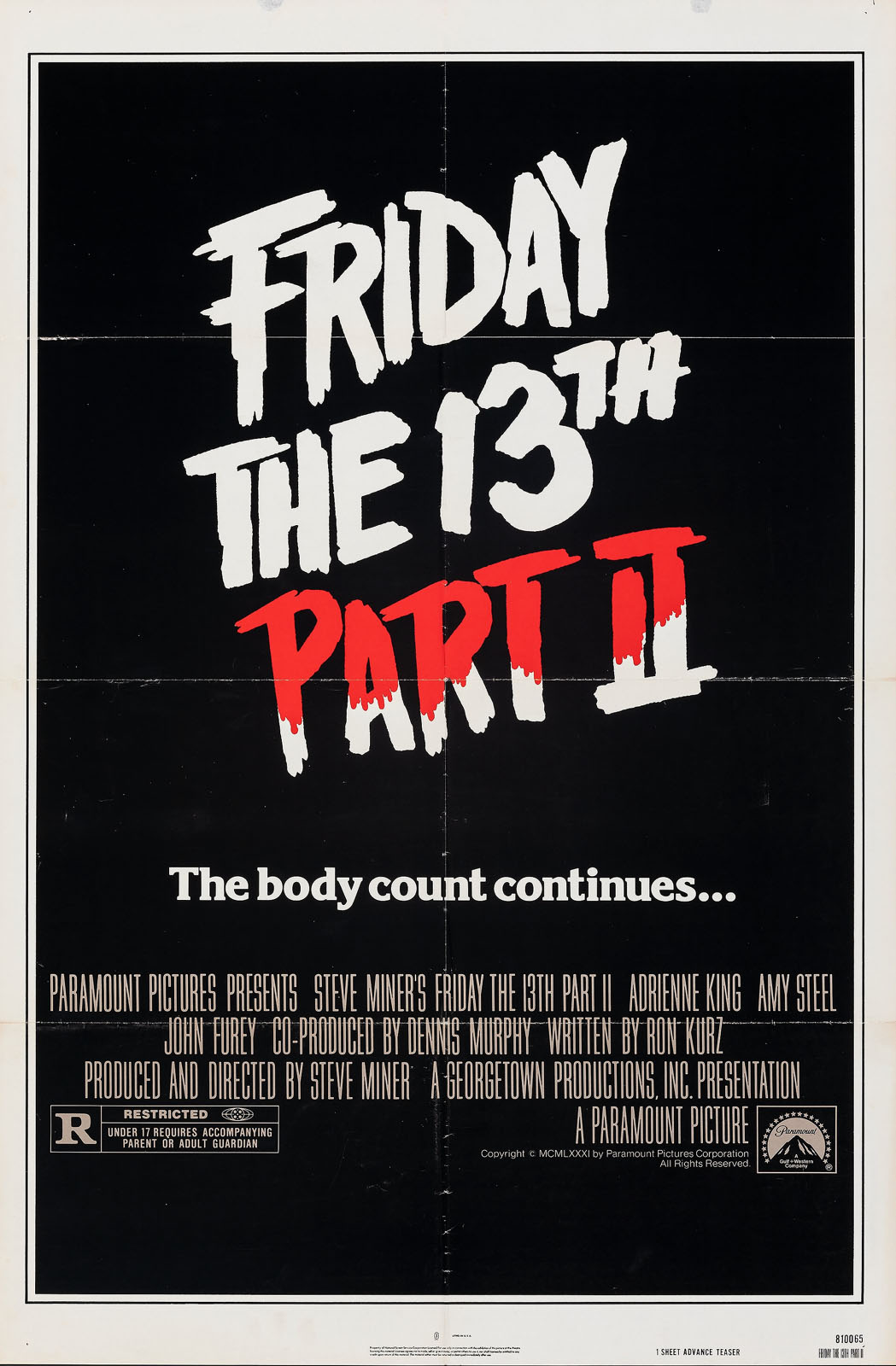 FRIDAY THE 13th PART II